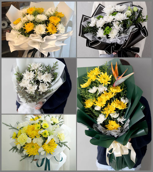 四川成都邛崃市高何镇毛河村白事花束代送
